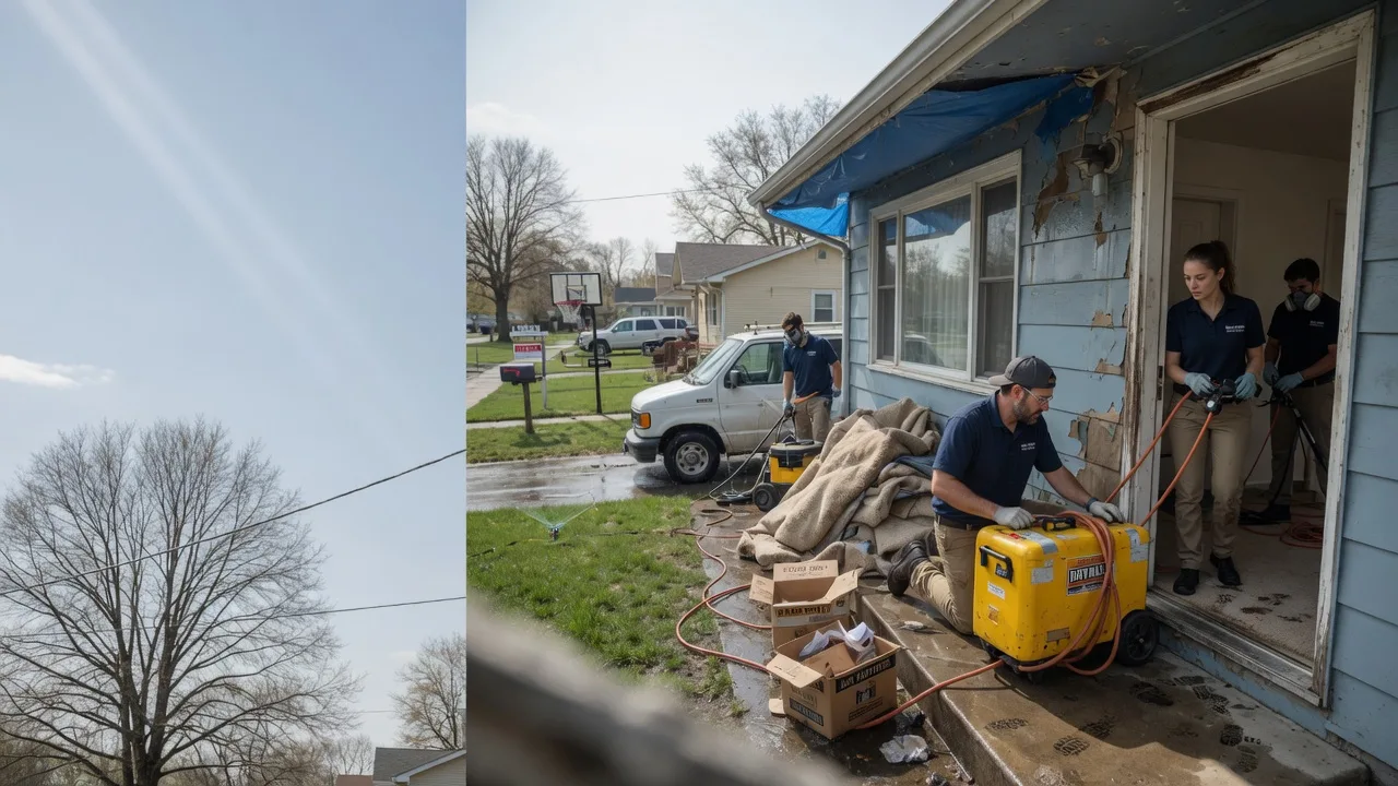Basement Flood Cleanup in Clever, MO near me